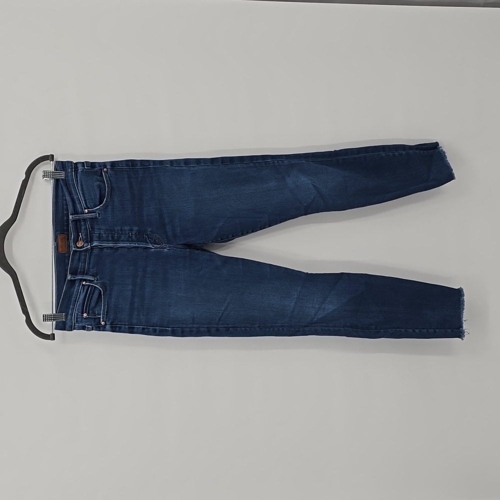 Mother The Stunner Ankle Fray Sweet Lime Jean's Size 28